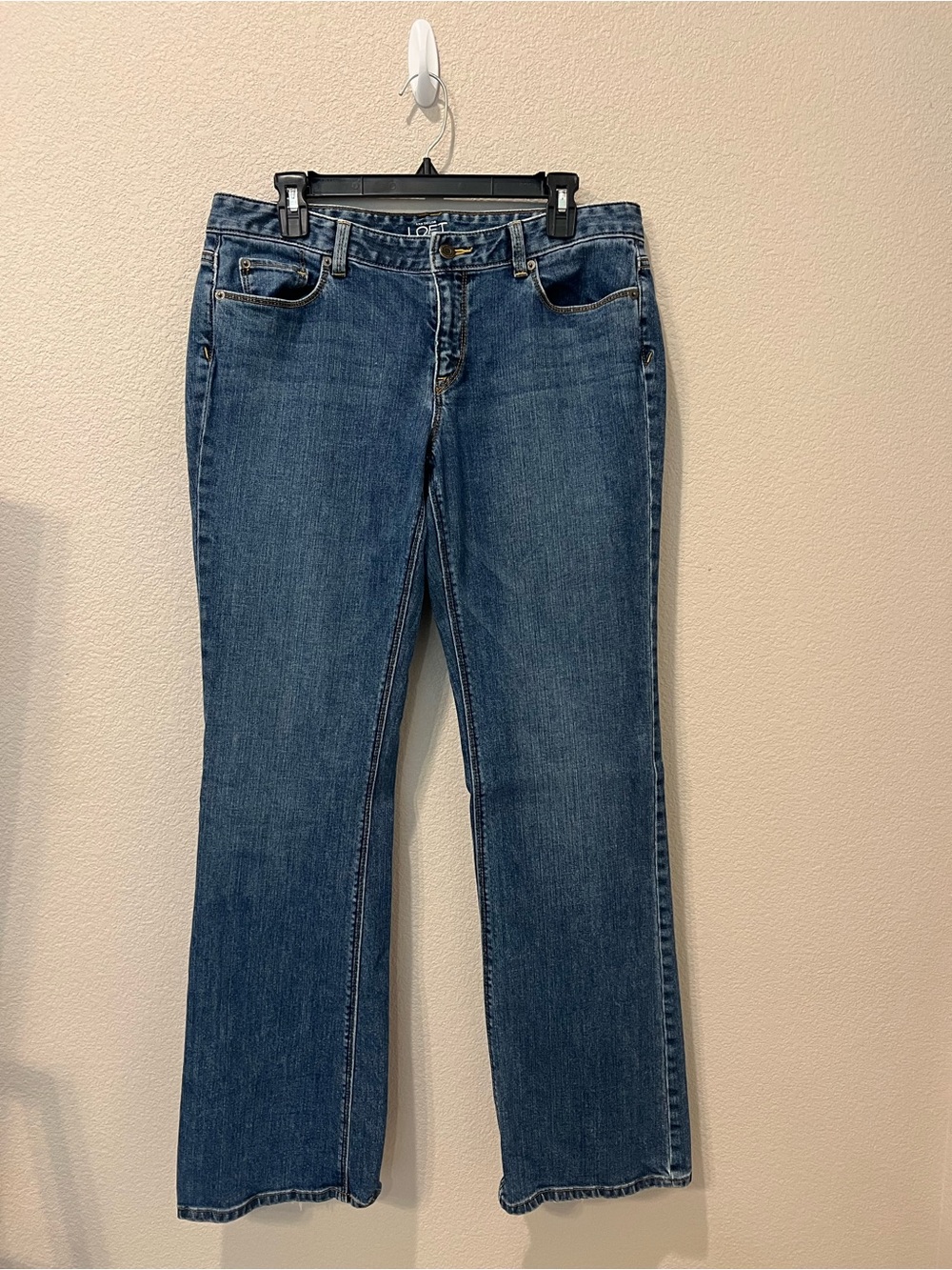LOFT Women’s Bootcut Jeans - Mid & Dark Wash - Picture 2 of 12